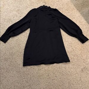 Express Black Long Sleeve Dress